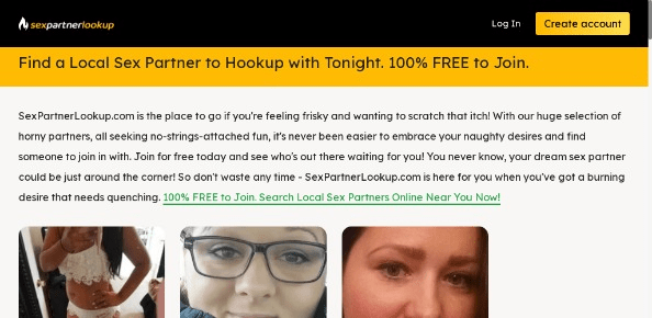 SexPartnerLookup.com reviews